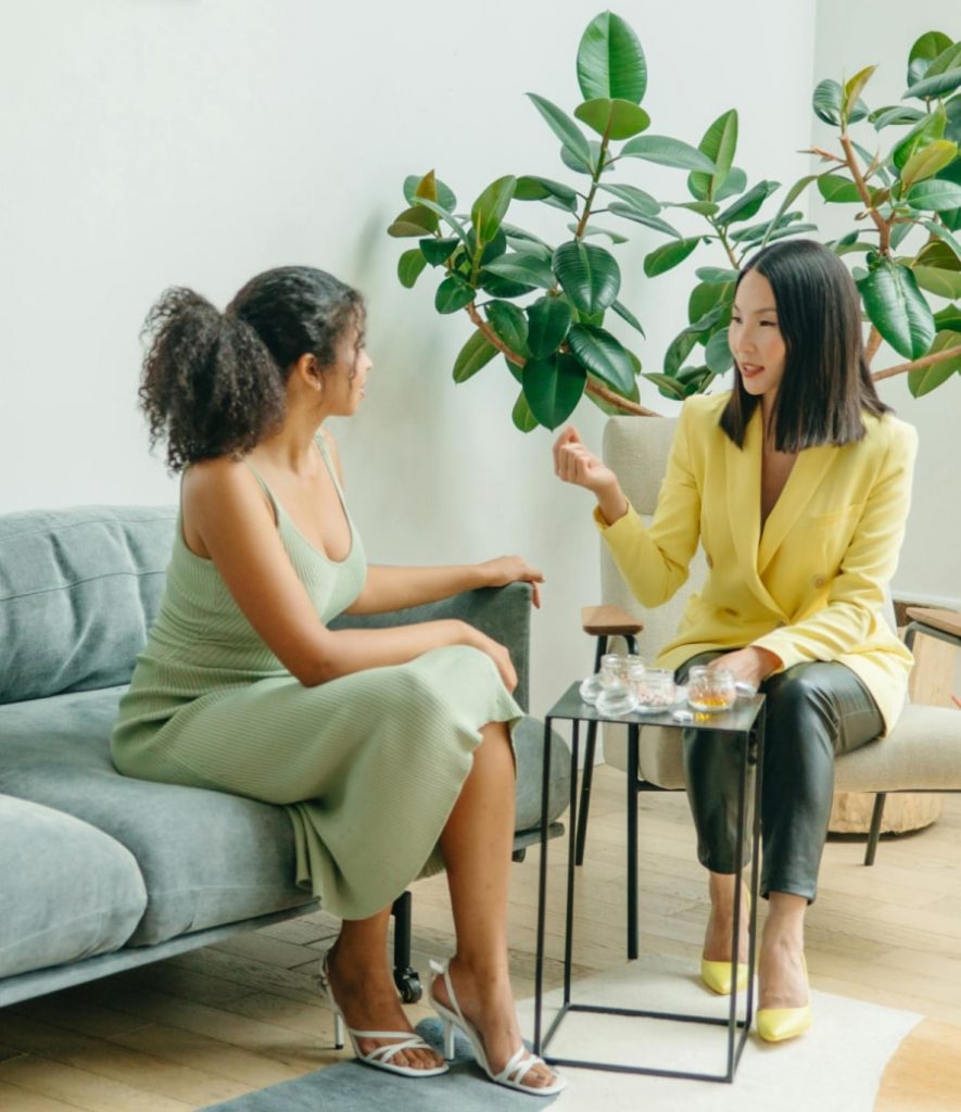 Why work with me sec IMG Smiling Girl in Pastel Pink Room